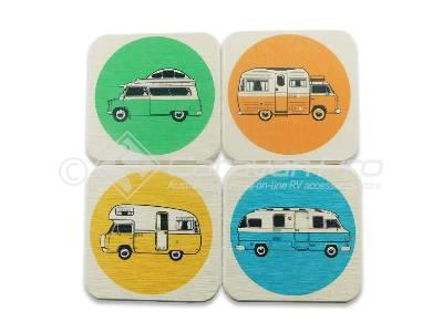 VANGO CAMPER COLLECTION COASTERS