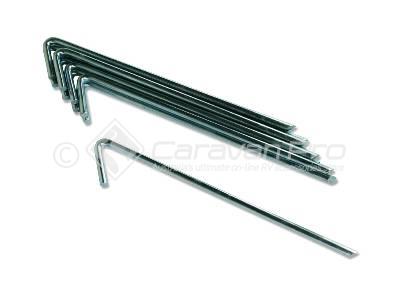 TENT PEG 1/4' X 9' - PACK 10