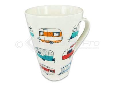 VANGO SEASONAL COLLECTION COLOURED CARAVANS CHINA CUP