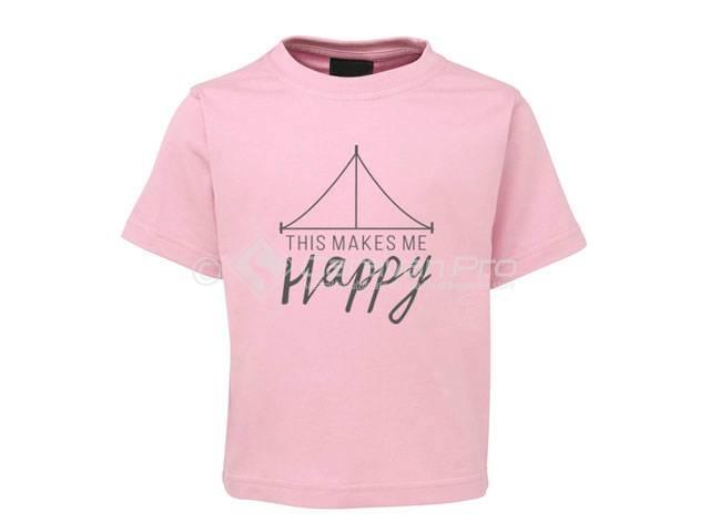 THIS MAKES ME HAPPY CHILD4 PINK T/SHIRT