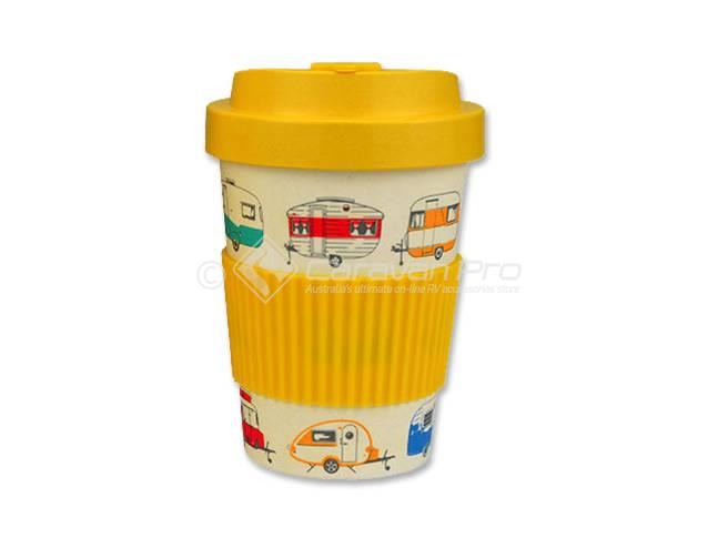 TRAVEL MUG SEASONAL YELLOW 400ML