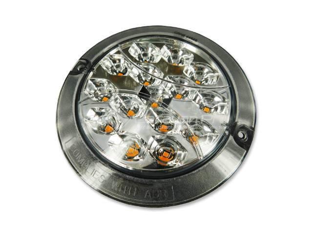 ROUND REAR LED INDICATOR LIGHT AMBER