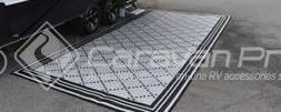 EVERYDAY 4.0M X 2.4M GROUND MAT BLACK/GREY REVERSABLE