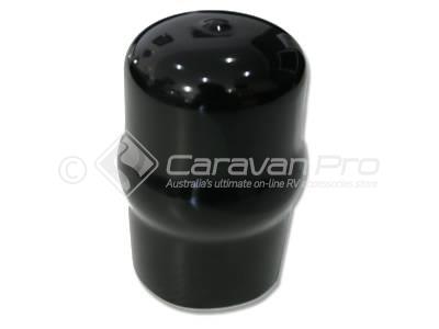 BLACK SOFT PVC TOW BALL COVER