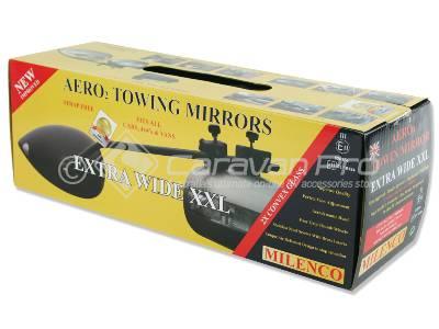 AERO EXTRA WIDE TOWING MIRRORS - MILENCO