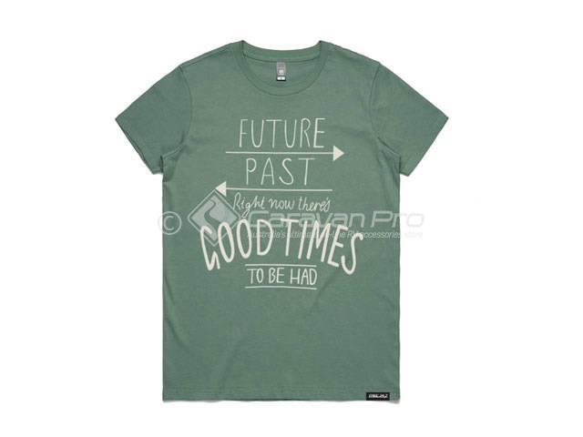 GOOD TIMES 2XLARGE WOMENS SAGE T/SHIRT