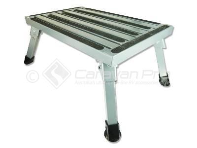 FOLDING CARAVAN STEP - METAL